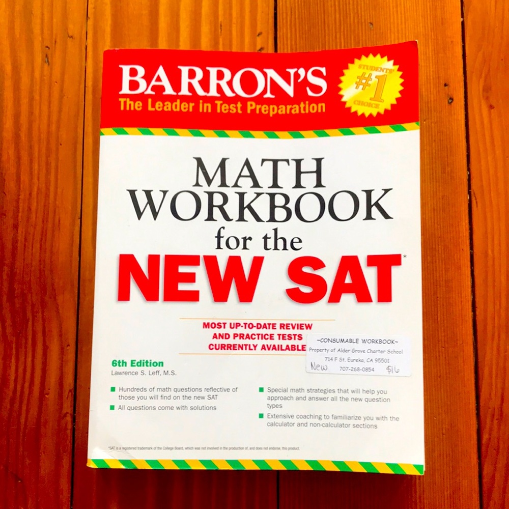 Math Workbook for the SAT